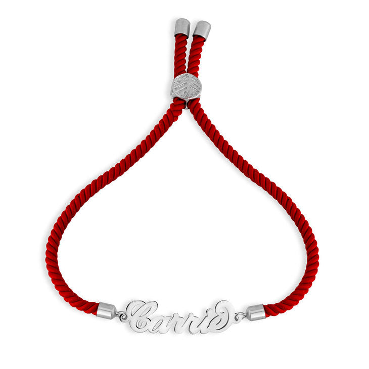 Cord Name Bracelet